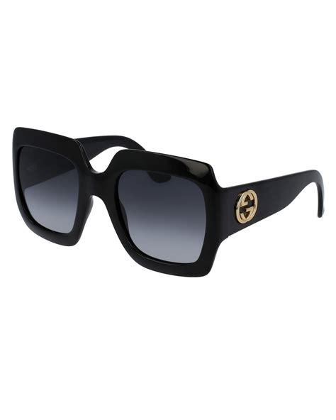 gucci black square frames|gucci oversized square frame sunglasses.